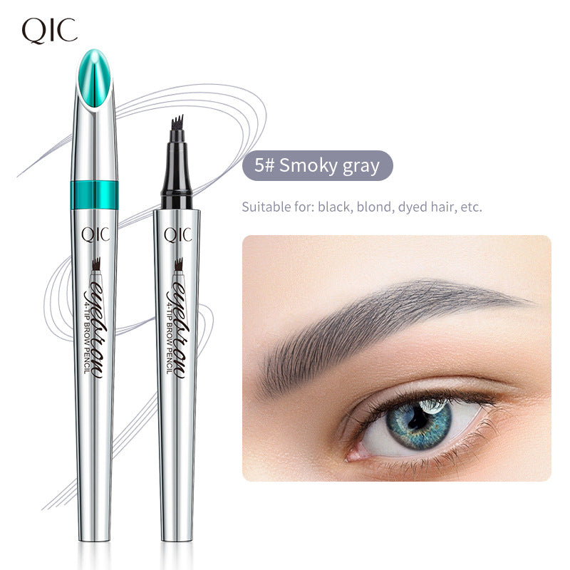 Four-prong Liquid Eyebrow Pencil Waterproof - Afrotix #