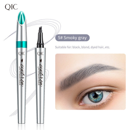 Four-prong Liquid Eyebrow Pencil Waterproof - Afrotix #
