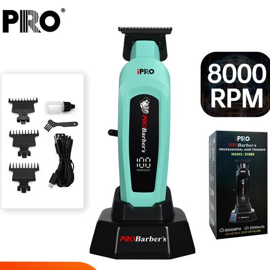 Ipro2025 Cross-Border New Model 8000 Rpm High-Speed Professional Hair Salon Electric Carving And Polishing Hair Salon Hair Clipper