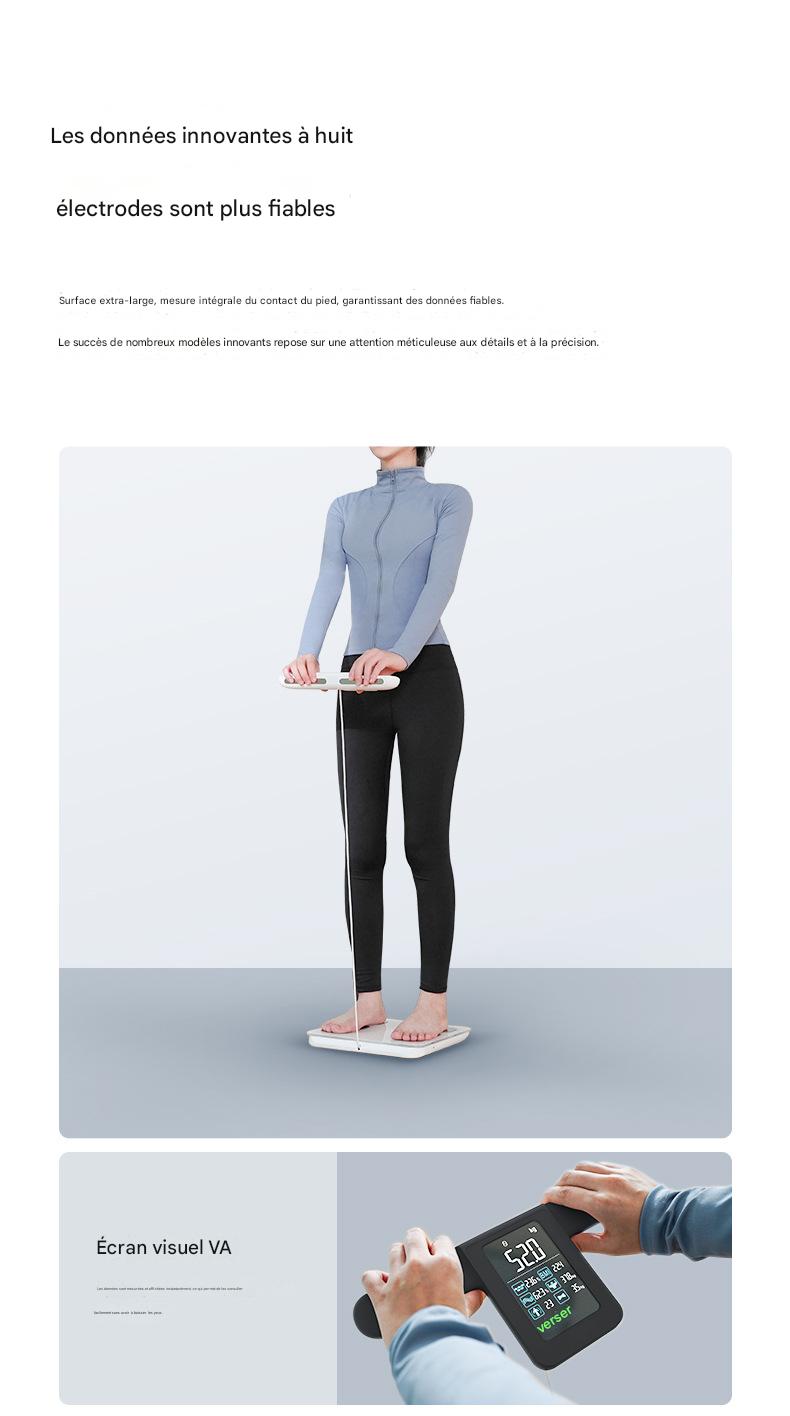 Nouvelle balance connectée compacte pour examen physique et perte de graisse : - Afrotix