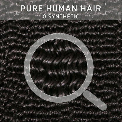 Tissage Cheveux Humains Kinky Curly - Qualité Premium 10A