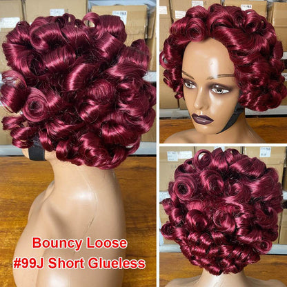 Perruque Volumineuse 250% Bouncy Loose - 100% Cheveux Humains - Afrotix