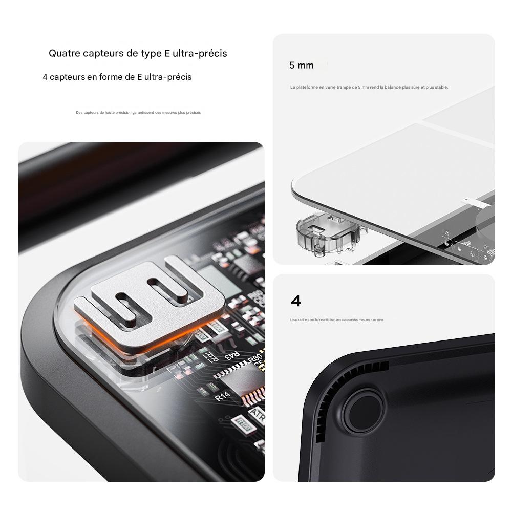 Balance Digitale Intelligente à Écran Couleur VA – 8 Électrodes – Bluetooth - Afrotix