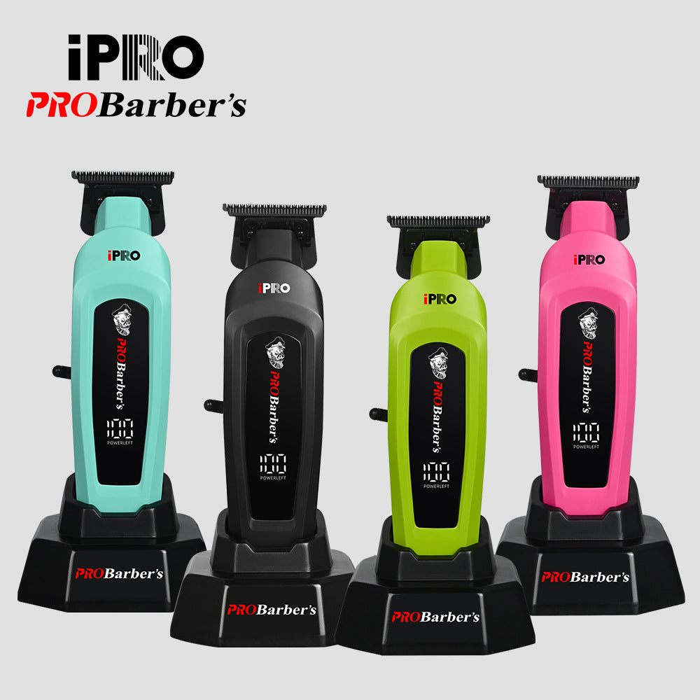 Ipro2025 Cross-Border New Model 8000 Rpm High-Speed Professional Hair Salon Electric Carving And Polishing Hair Salon Hair Clipper