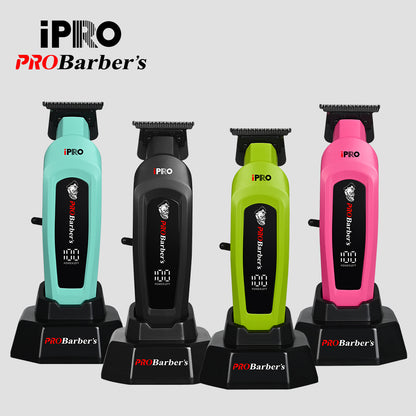 Ipro2025 Cross-Border New Model 8000 Rpm High-Speed Professional Hair Salon Electric Carving And Polishing Hair Salon Hair Clipper