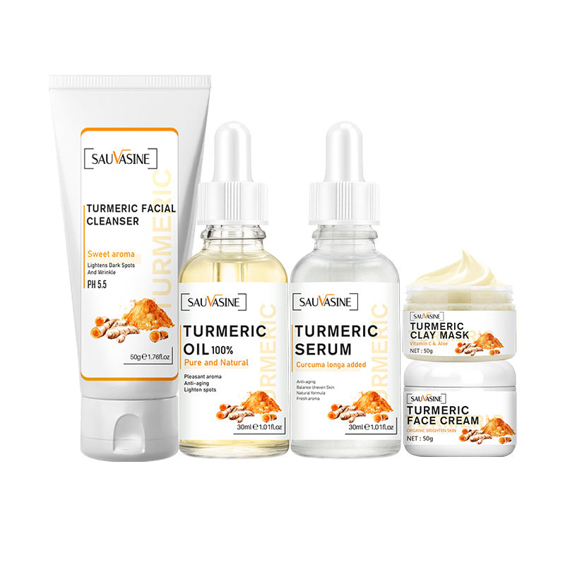 Turmeric Set Skin Care Set Five-piece Afrotix
