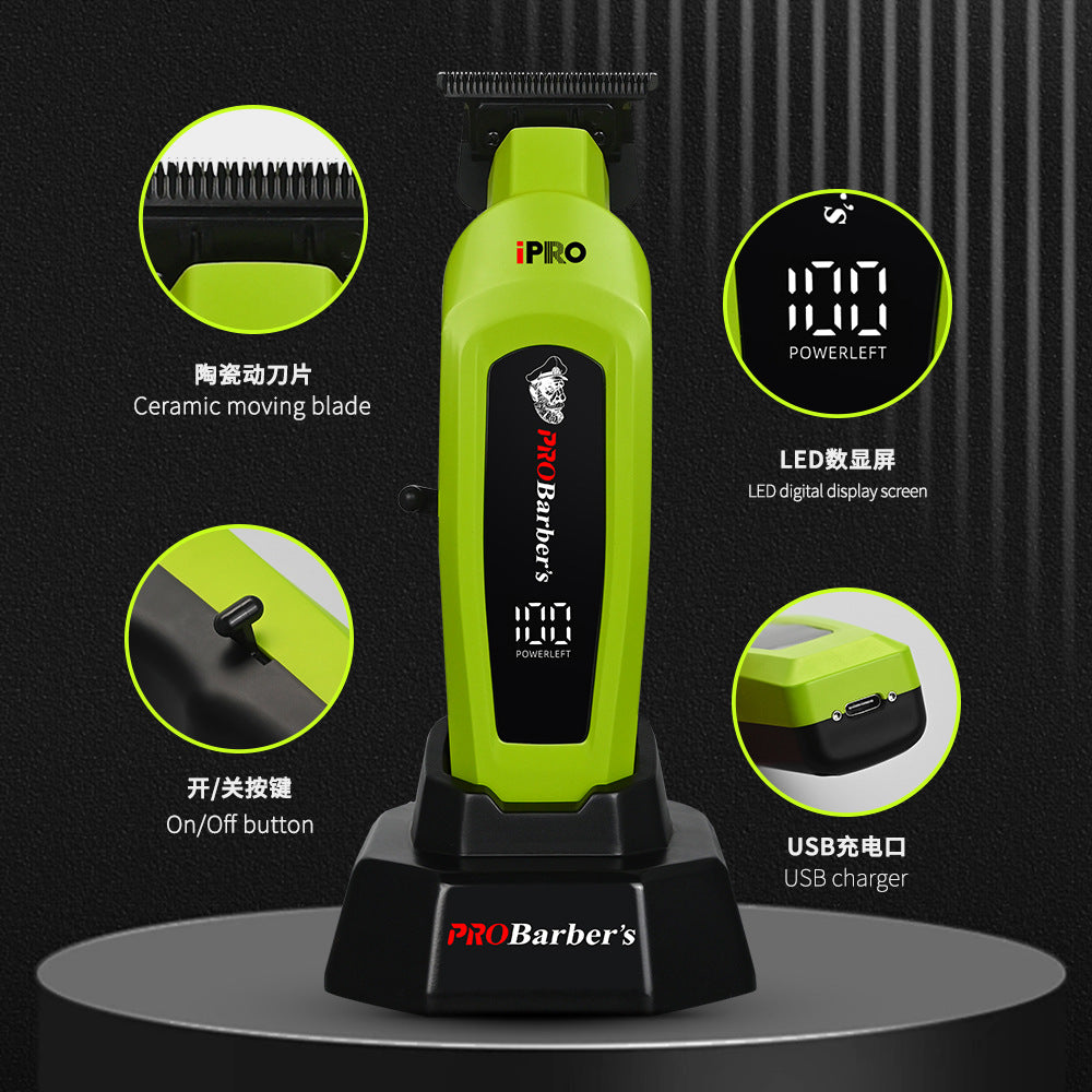 Ipro2025 Cross-Border New Model 8000 Rpm High-Speed Professional Hair Salon Electric Carving And Polishing Hair Salon Hair Clipper