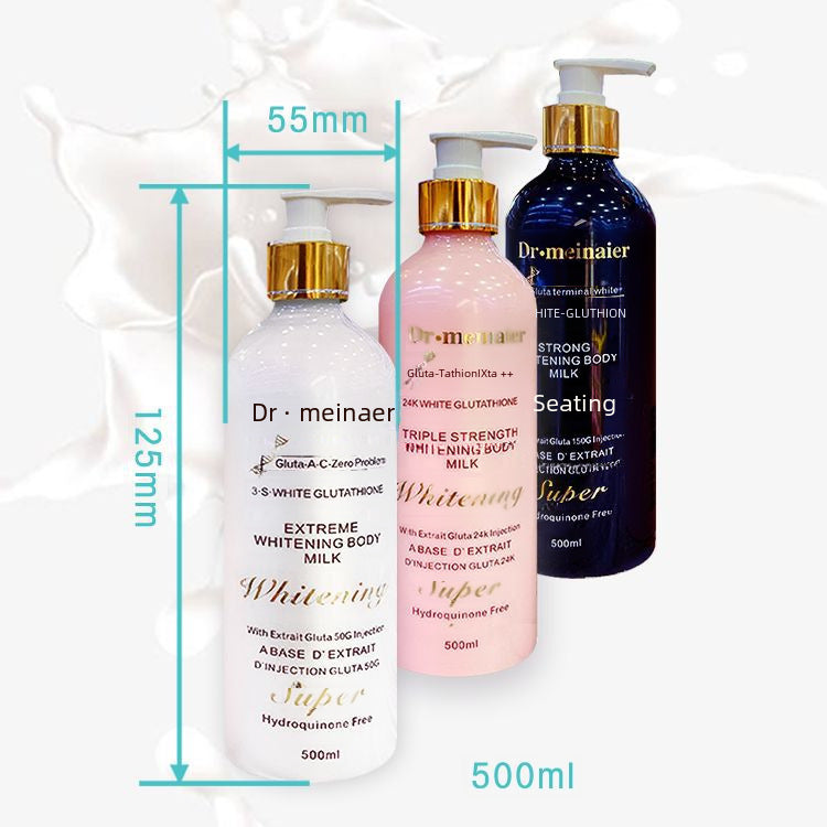 Cross-Border 24 K Gold Glutathione Body Lotion Moisturizing Skin Brightening Tender Firming Lotion Wholesale Foreign Trade