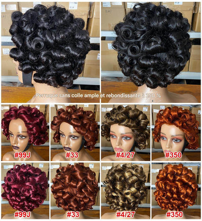 Perruque Volumineuse 250% Bouncy Loose - 100% Cheveux Humains - Afrotix