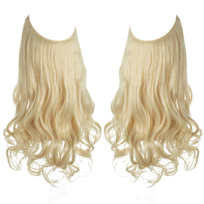 Hair extension wig invisible natural long curly hair - Afrotix