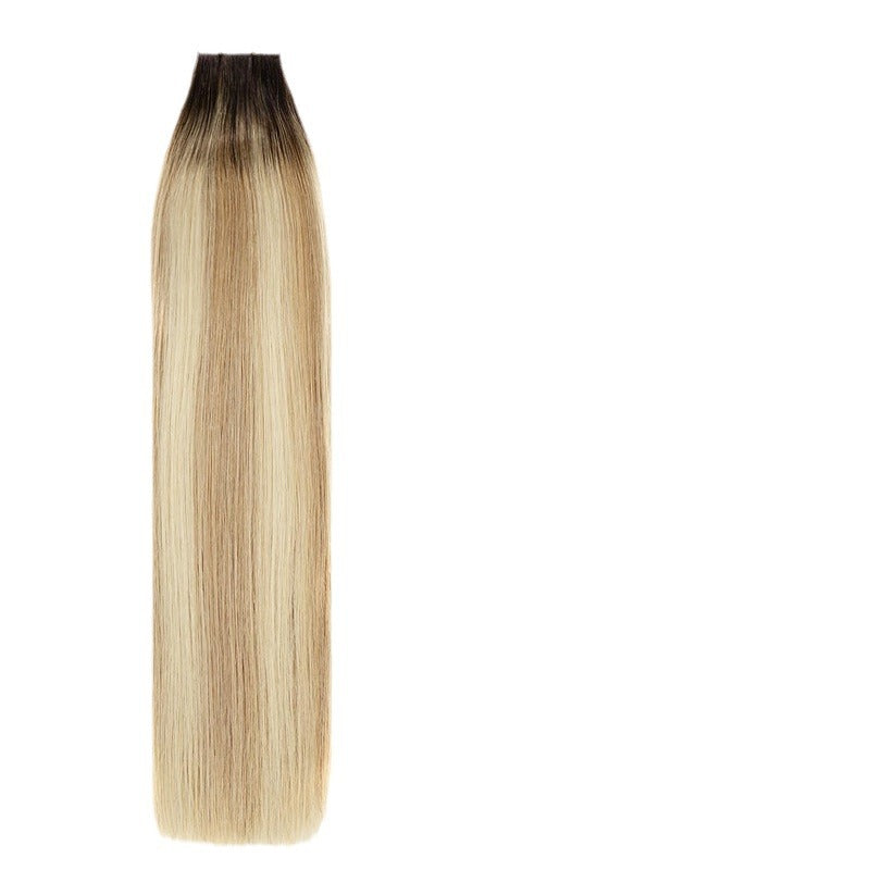 Real Wig Film Hair Natural Seamless Hair Tape In Human Hair European And American Cross-border Manufacturers Wholesale