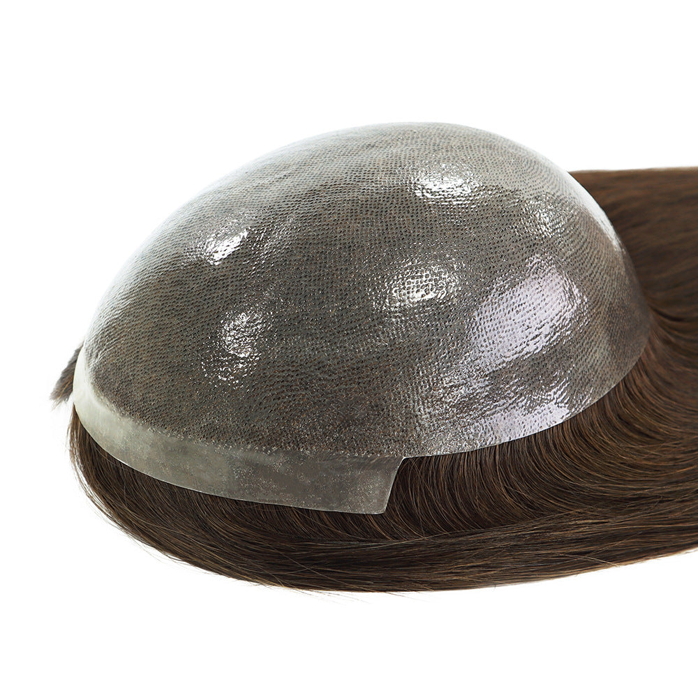 Real Long Hair Wig, Women's Hairpiece, Jewish Hair Set, White High-End Chinese Braided Hair, Women's Wig