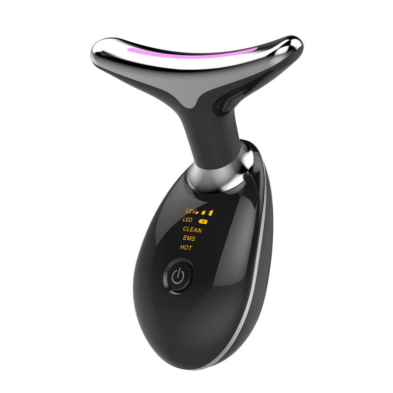 Instrument de Protection du cou EMS, Instrument de Massage du cou, levage et serrage, lumière colorée, Instrument de beauté du cou importé - Afrotix