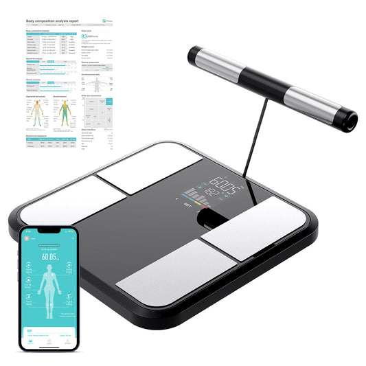 Welland Cross-Border New Digital Scale Va Color Screen Eight-Electrode Body Fat Scale Fat Measurement Bluetooth Smart Body Fat Scale