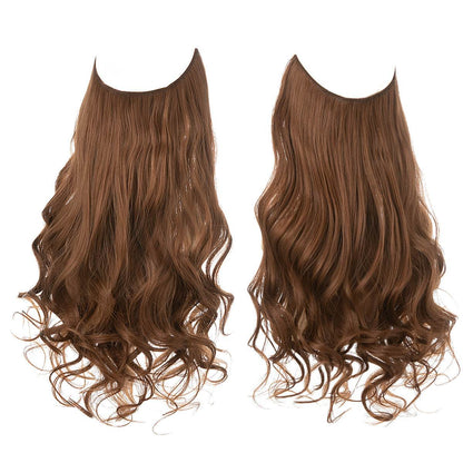 Hair extension wig invisible natural long curly hair - Afrotix