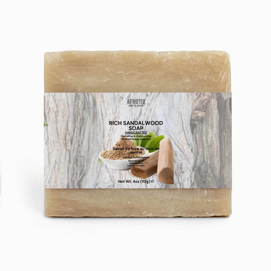 Rich Sandalwood Soap (Savon riche au bois de santal) - Afrotix