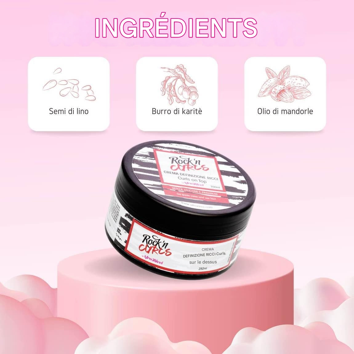 Rock 'n' Curls Crème Définition et Activateur 250 ml - Afrotix #