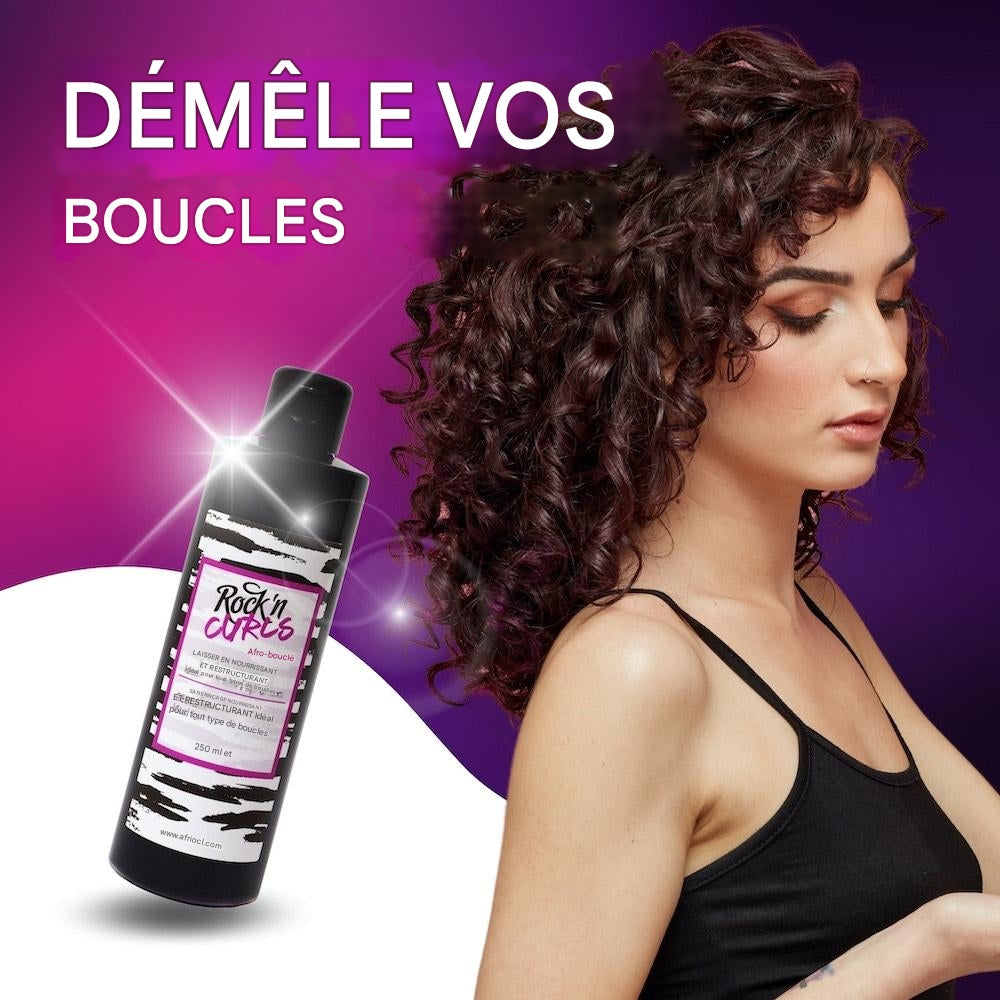 Rock 'n' Curls Sans Rinçage Nourrissant et Restructurant 250ml - Afrotix #