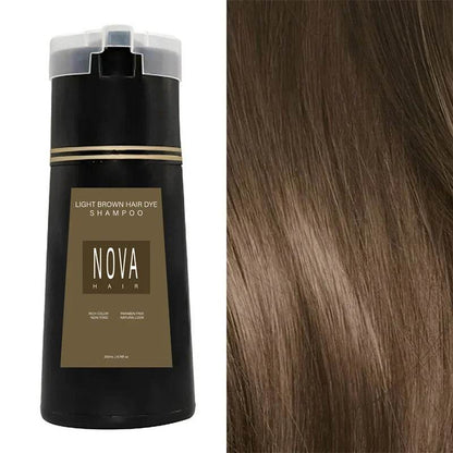 Nova 3-in-1 Hair Coloring Shampoo – Teinture Rapide et Soin Capillaire 200ml - Afrotix