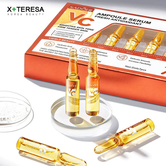 Suero facial con vitamina C: luminosidad y antienvejecimiento