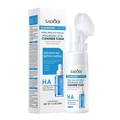 Limpiador facial espumoso con vitamina C y Q10,