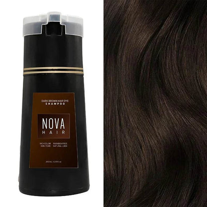Nova 3-in-1 Hair Coloring Shampoo – Teinture Rapide et Soin Capillaire 200ml - Afrotix