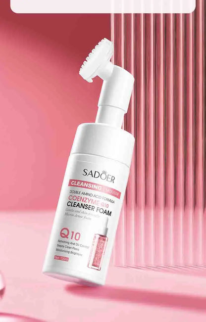 Limpiador facial espumoso con vitamina C y Q10,