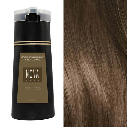 Nova 3-in-1 Hair Coloring Shampoo – Teinture Rapide et Soin Capillaire 200ml - Afrotix