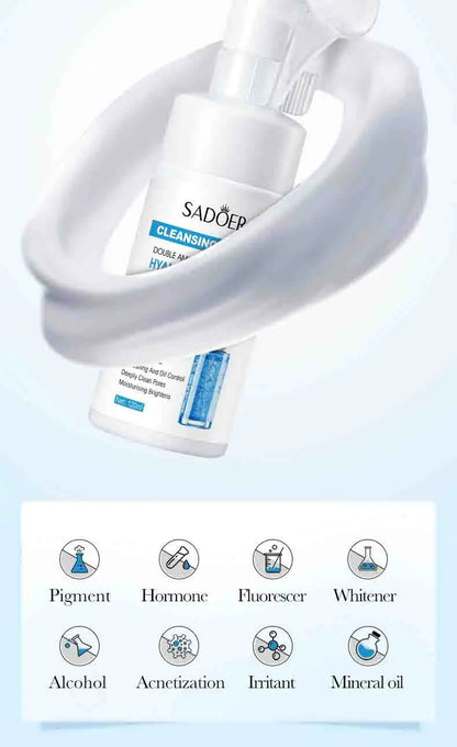 Limpiador facial espumoso con vitamina C y Q10,