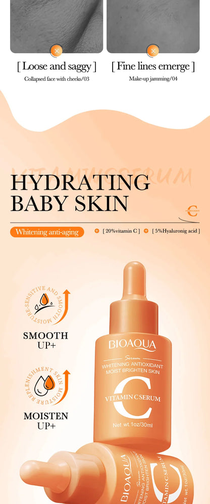 3 sérums faciales que combinan vitamina C, retinol y ácido hialurónico,