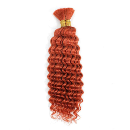 Cheveux humains tressés 100 g Cheveux humains ondulés profonds - Afrotix