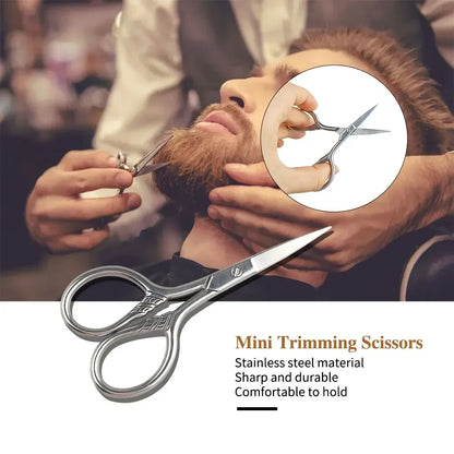 Kit de cepillos para barba con cerdas de jabalí: 3/4 piezas con bolsa de regalo