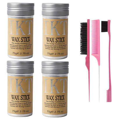 Slick Back Hair Wax Stick pour cheveux rebelles, coiffure de perruque et accessoires