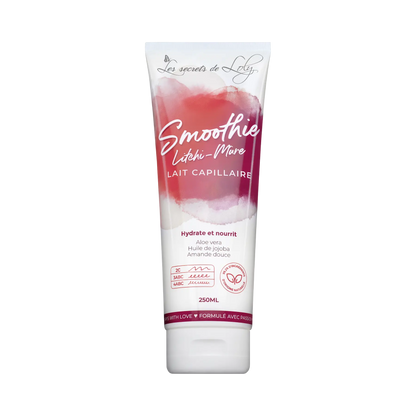 LES SECRETS DE LOLY SMOOTHIE LITCHI-MÛRE Lait capillaire - 250ml - Afrotix