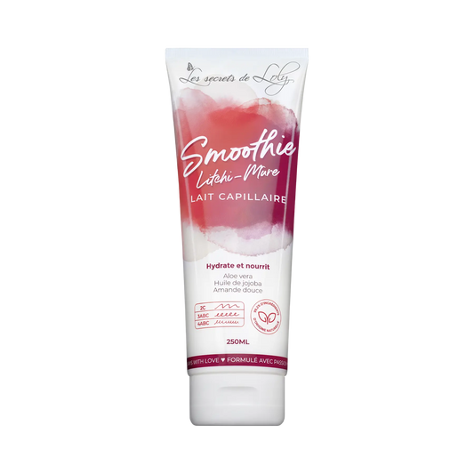 LES SECRETS DE LOLY SMOOTHIE LITCHI-MÛRE Lait capillaire - 250ml - Afrotix