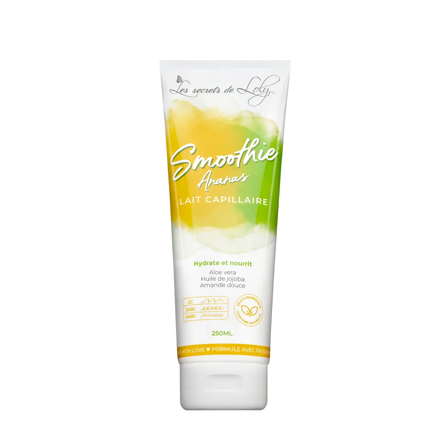 LES SECRETS DE LOLY SMOOTHIE ANANAS Lait capillaire - 250ml - Afrotix