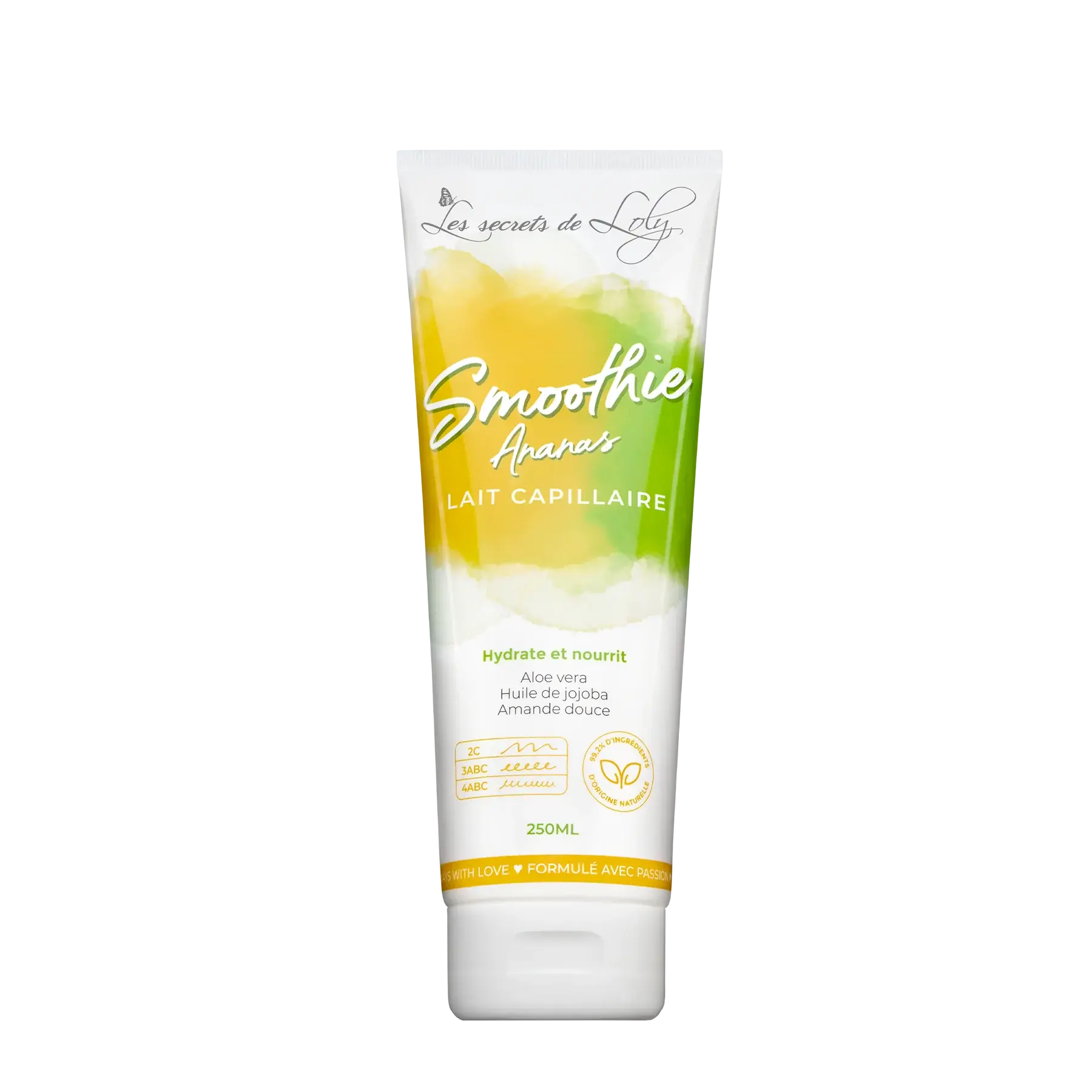 LES SECRETS DE LOLY SMOOTHIE ANANAS Lait capillaire - 250ml - Afrotix