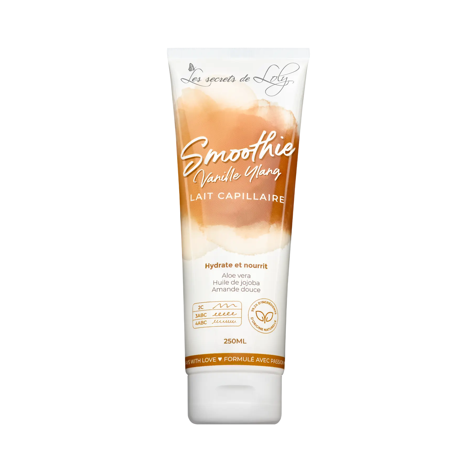 LES SECRETS DE LOLY SMOOTHIE VANILLE YLANG Lait capillaire - 250ml - Afrotix