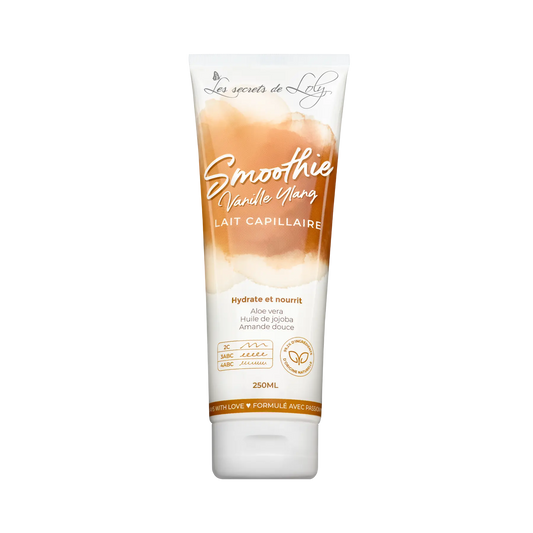 LES SECRETS DE LOLY SMOOTHIE VANILLE YLANG Lait capillaire - 250ml - Afrotix