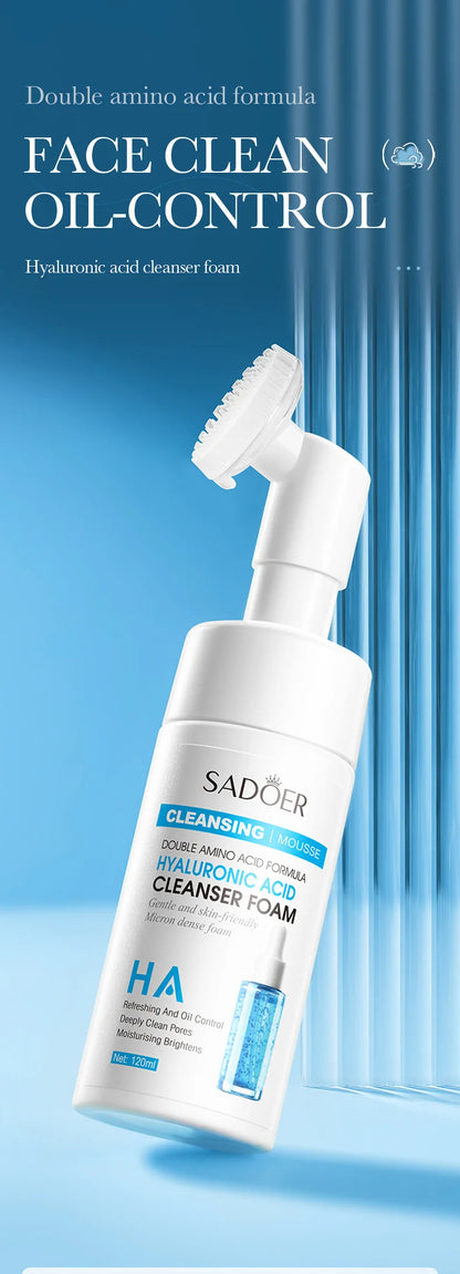 Limpiador facial espumoso con vitamina C y Q10,