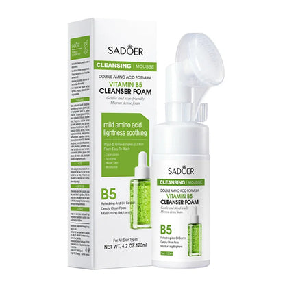 Limpiador facial espumoso con vitamina C y Q10,