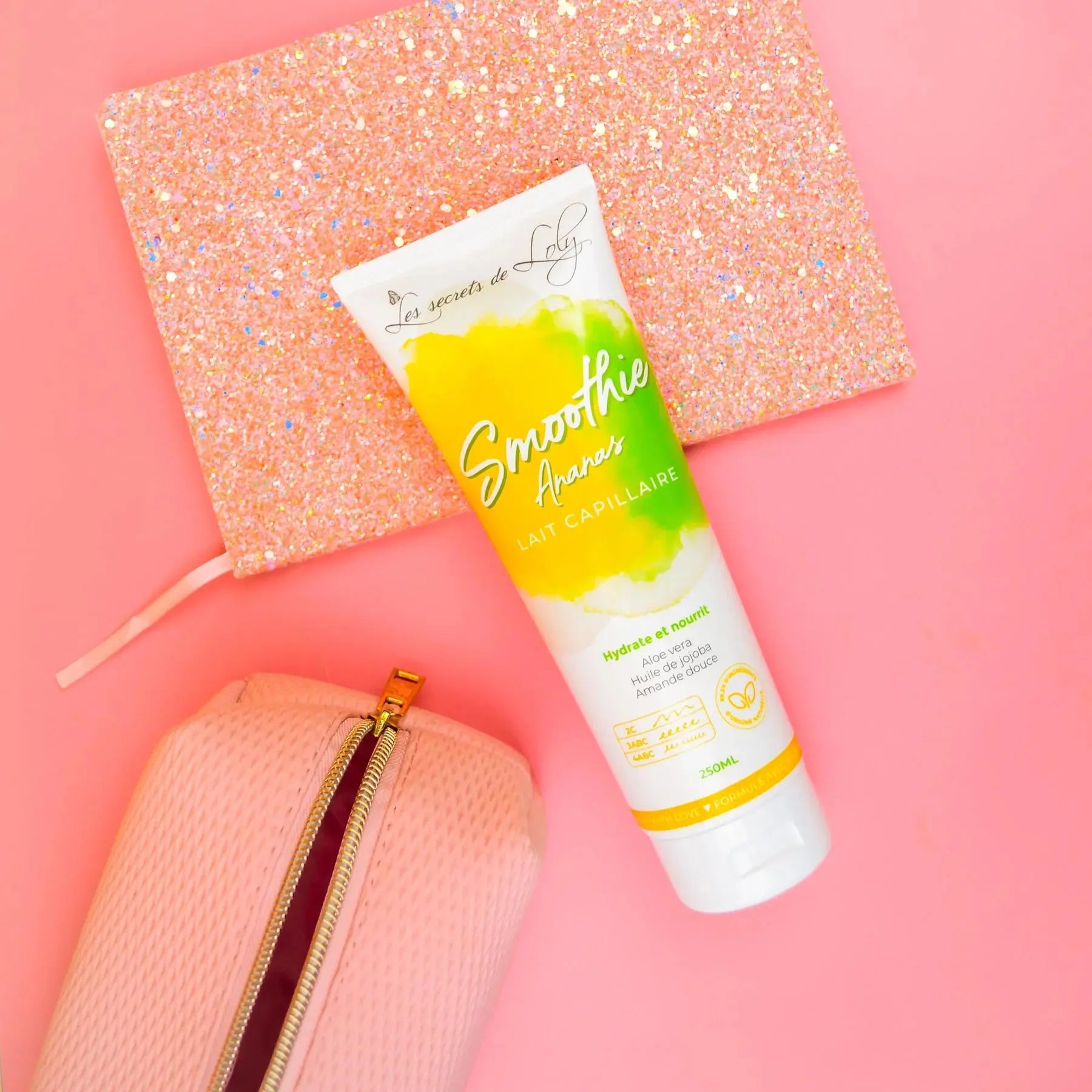 LES SECRETS DE LOLY SMOOTHIE ANANAS Lait capillaire - 250ml - Afrotix