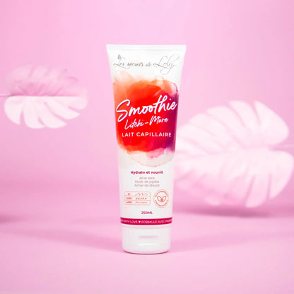LES SECRETS DE LOLY SMOOTHIE LITCHI-MÛRE Lait capillaire - 250ml - Afrotix