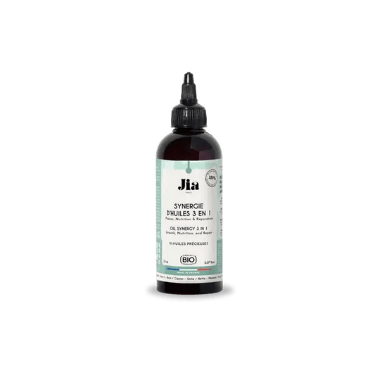 Synergie d'huiles 3 en 1 STIMULE LA POUSSE ET FORTIFIE LES LONGUEURS - Afrotix