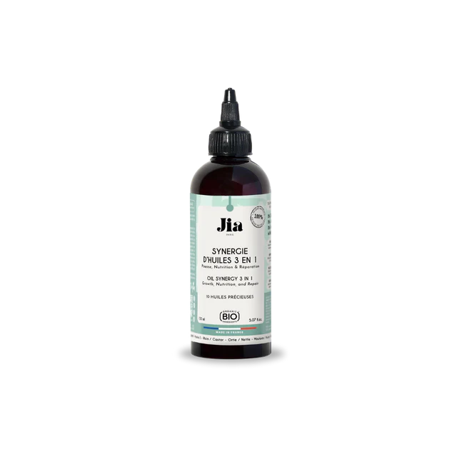 Synergie d'huiles 3 en 1 STIMULE LA POUSSE ET FORTIFIE LES LONGUEURS - Afrotix #