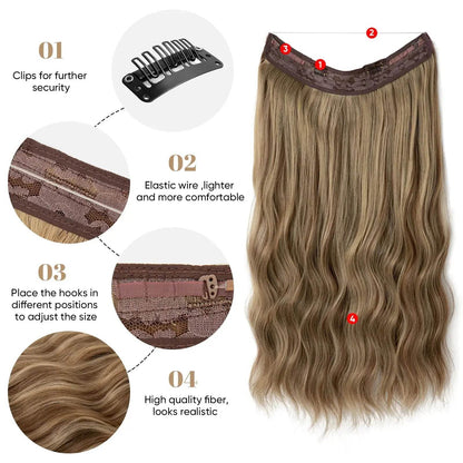Synthetic Wave Hair Extensions - Afrotix