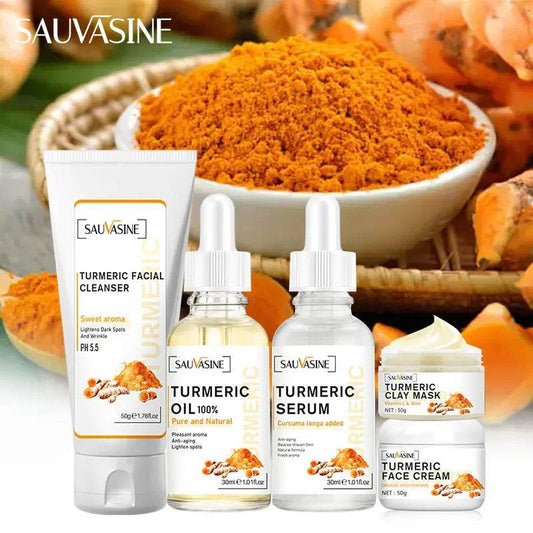 Turmeric Set Skin Care Set Five-piece - Afrotix