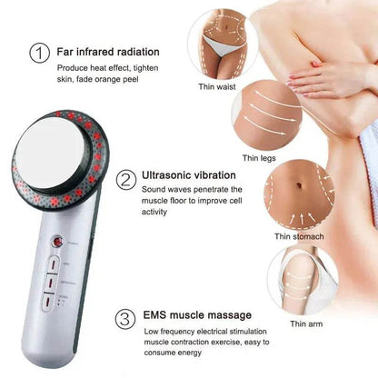 Ultrasound Cavitation EMS Face Body Slimming Massager - Afrotix