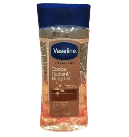 Vaselin Gel corporel huile cacao brillant café Rose hydratant corps 200ml - Afrotix