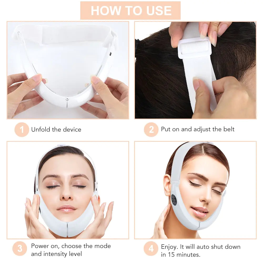 Ems Facial Lifting Device Led Photon Therapy / Thérapie photonique menée par dispositif de levage facial Ems - Afrotix